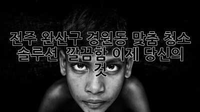 전주 완산구 경원동 맞춤 청소 솔루션 ✨ 깔끔함, 이제 당신의 것!